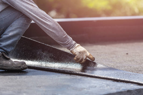 Professional Basement Waterproofing technician working in Cutler, IN